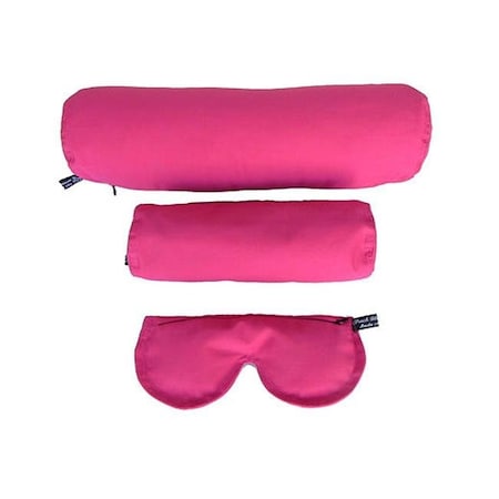 Peach Blossom Yoga Peach Blossom Yoga 11002 3 Piece Meditation Kit For Yoga - Pink 11002-A10